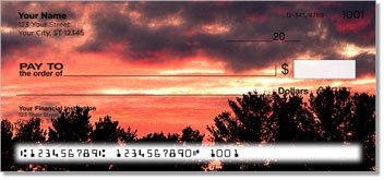 Colorful Cloud Personalized Checks