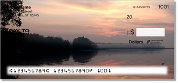 Morning Fog Personalized Checks