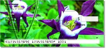 Purple Flower Checks