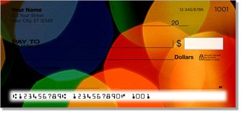 Colorful Light Personalized Checks