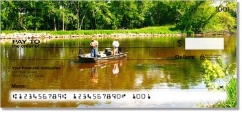 Gone Fishing 2 Personalized Checks