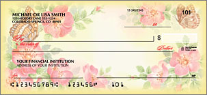 Flower Garden Personalized Checks