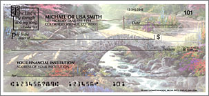 Side Tear Serenity w-verse Personal Checks