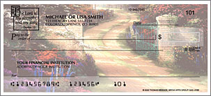Side Tear Serenity w-verse Personalized Checks