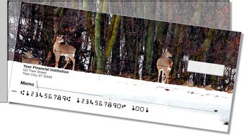 Deer Side Tear Personalized Checks