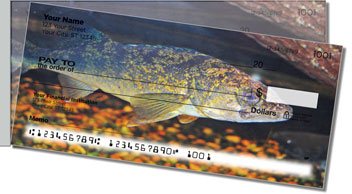 Freshwater Game Fish Side Tear Personalized Checks