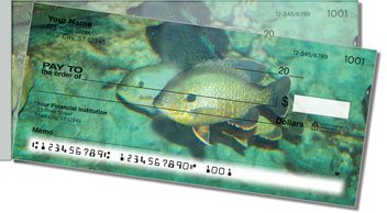 Bluegill Side Tear Personalized Checks