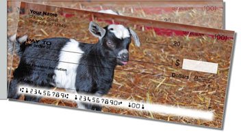 Baby Goat Side Tear Personalized Checks