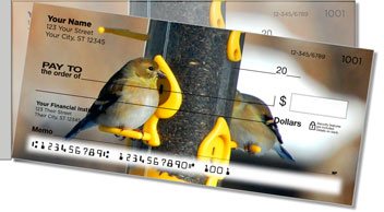 Backyard Bird Side Tear Personalized Checks