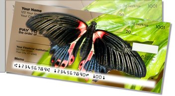 Butterfly and Moth Side Tear Personalized Checks