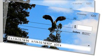 American Eagle Side Tear Personalized Checks