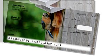 Bluebird Side Tear Personalized Checks