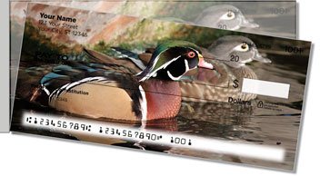 Wood Duck Side Tear Personalized Checks