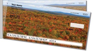 Fall in the Country Side Tear Personalized Checks