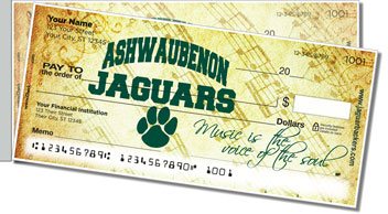 Ashwaubenon Music Side Tear Personalized Checks