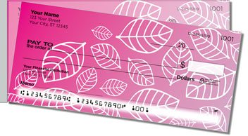 Falling Leaves Side Tear Personalized Checks