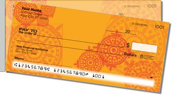 Tantalizing Tile Side Tear Personalized Checks