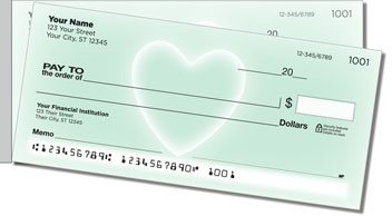 Glowing Heart Side Tear Checks