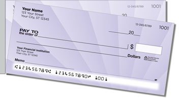 Rays of Light Side Tear Personalized Checks