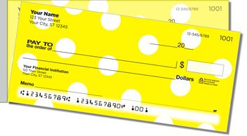 Polka Dot Side Tear Checks