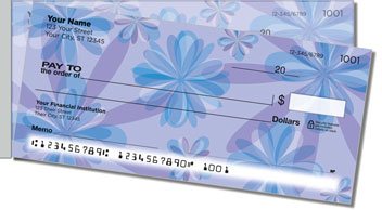 Pretty Petals Side Tear Personalized Checks