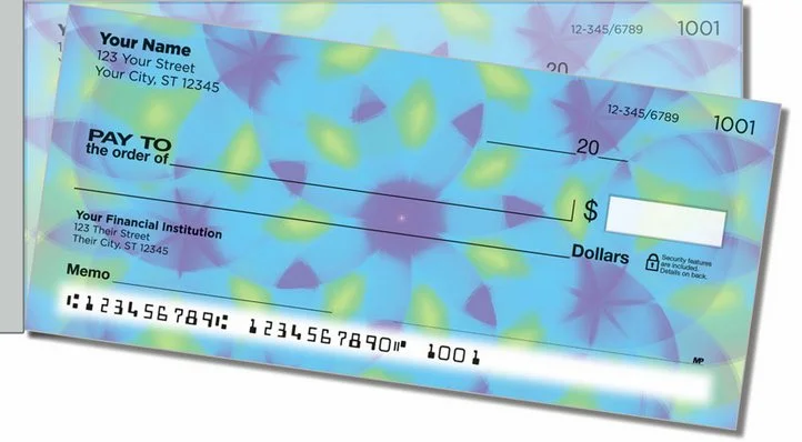 Kaleidoscope Side Tear Personal Checks