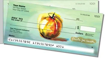 Fruits for Health Side Tear Personalized Checks