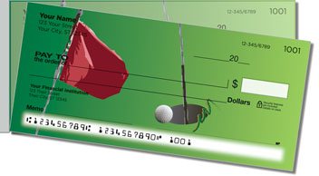 Golf Side Tear Personalized Checks