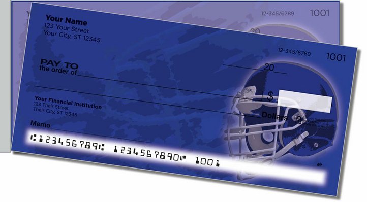 Football Side Tear 2 Personal Checks