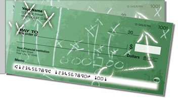 Football Side Tear 2 Personalized Checks