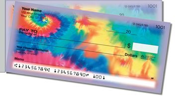 Tie Dye Side Tear Checks