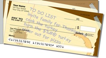 To Do List Side Tear Personalized Checks