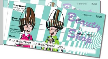 Beauty Shop Side Tear Personalized Checks