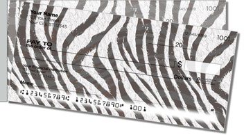 Animal Print Side Tear Personalized Checks