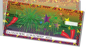 Southwestern Celebration Side Tear Personalized Checks
