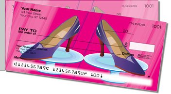 Shoe Shopping Side Tear Personalized Checks