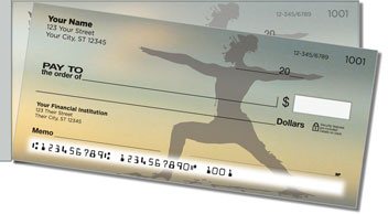 Yoga Side Tear Personalized Checks