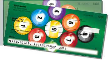 Pool Shark Side Tear Personalized Checks