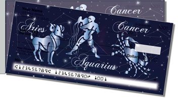 Zodiac Symbol Side Tear Checks