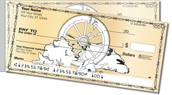 Classic Cowboy Side Tear Personalized Checks