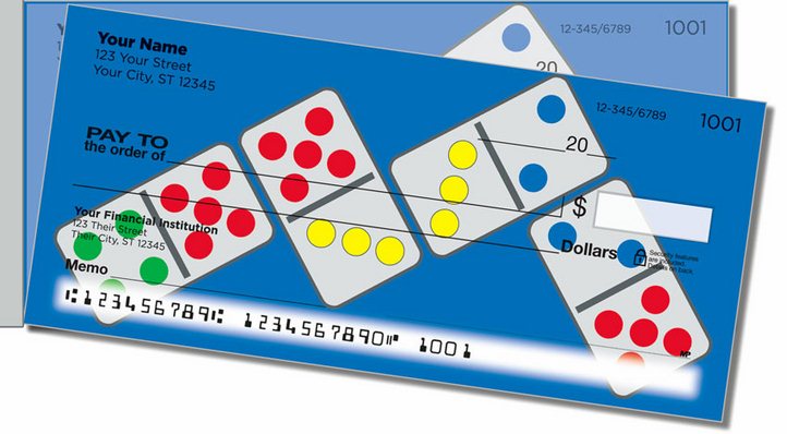 Domino Side Tear Personal Checks
