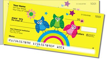 Colorful Owl Side Tear Checks