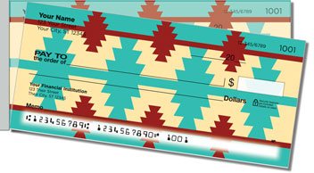 Southwestern Style Side Tear Personalized Checks