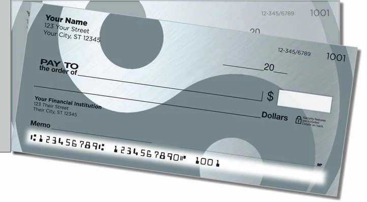 Yin Yang Side Tear Personal Checks