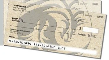 Yin Yang Side Tear Personalized Checks