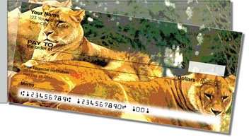Zoo Animal Side Tear Personalized Checks
