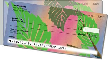 Spring Green Side Tear Personalized Checks