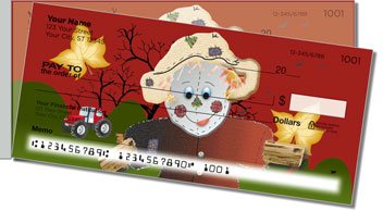 Smiling Scarecrow Side Tear Checks