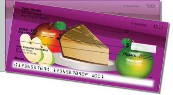 Slice of Pie Side Tear Personalized Checks