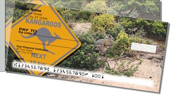 Animals of Australia Side Tear Personalized Checks